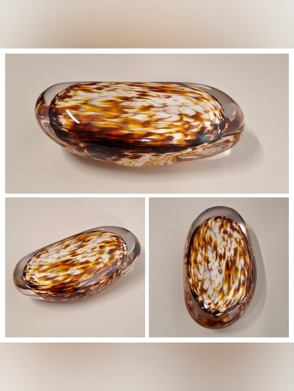 VTG Fusion Z Hand Blown Czech Republic Pavel Hanousek Art Glass Sculpture